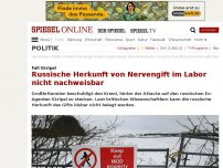 Bild zum Artikel: Fall Skripal: Russische Herkunft von Nervengift im Labor nicht nachweisbar