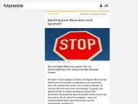 Bild zum Artikel: Macht dumme Menschen nicht berühmt!