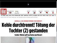 Bild zum Artikel: Kehle durchgeschnitten - Vater gesteht Tötung 