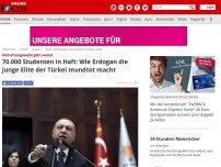 Bild zum Artikel: Verhaftungswelle geht weiter - 70.000 Studenten in Haft: Wie Erdogan die junge Elite der Türkei mundtot macht