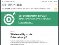 Bild zum Artikel: Kopftuch: Wie freiwillig ist die Entscheidung?