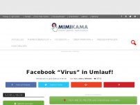 Bild zum Artikel: Facebook “Virus” in Umlauf!