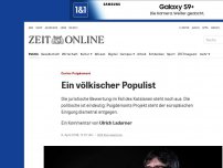 Bild zum Artikel: Carles Puigdemont: Ein völkischer Populist