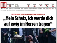 Bild zum Artikel: Mutter am Grab von Keira - „Mein Schatz, ich werde dich auf ewig im Herzen tragen”