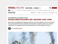 Bild zum Artikel: Mutmaßlicher Gasangriff in Duma: Assad überschreitet die nächste rote Linie