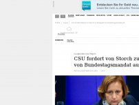 Bild zum Artikel: Islamfeindliche Tweets: CSU fordert von Storch zu Rückgabe von Bundestagsmandat auf