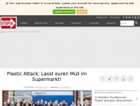 Bild zum Artikel: Plastic Attack: Lasst euren Müll im Supermarkt!