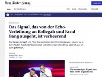 Bild zum Artikel: Mit Antisemitismus den wichtigsten deutschen Musikpreis gewinnen