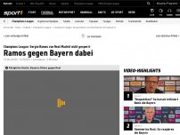 Bild zum Artikel: Keine Sperre für Ramos