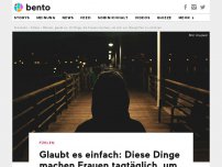 Bild zum Artikel: Glaubt es einfach: Diese Dinge machen Frauen tagtäglich, um sich zu schützen