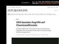 Bild zum Artikel: USA und Verbündete starten Militäreinsatz gegen Syrien