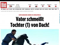 Bild zum Artikel: Unfassbare Szene - Vater schmeißt Tochter (1) von Dach!