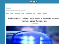 Bild zum Artikel: Rache nach 33 Jahren: Vater sticht auf offener Straße auf Mörder seiner Tochter ein