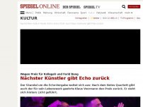 Bild zum Artikel: Wegen Preis für Kollegah und Farid Bang: Nächster Künstler gibt Echo zurück