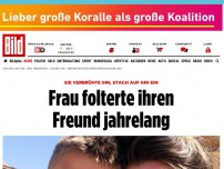 Bild zum Artikel: Stiche, Verbrühungen - Frau folterte ihren Freund jahrelang