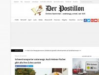 Bild zum Artikel: Schwertransporter unterwegs: Auch Helene Fischer gibt alle ihre Echos zurück