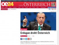 Bild zum Artikel: Erdogan droht Österreich