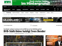 Bild zum Artikel: BVB-Südtribüne huldigt Sven Bender