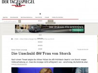 Bild zum Artikel: Die Unschuld der Frau von Storch