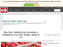 Bild zum Artikel: Öko-Test: Gefährliche Pestizide in Erdbeeren von Aldi, Edeka, Rewe & Co.