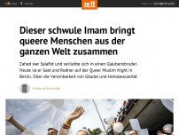 Bild zum Artikel: Dieser schwule Imam bringt queere Menschen aus der ganzen Welt zusammen