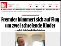 Bild zum Artikel: Engel über den Wolken - Fremder kümmert sich auf Flug um zwei Kinder