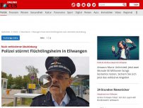 Bild zum Artikel: Nach verhinderter Abschiebung - Polizei stürmt Flüchtlingsheim in Ellwangen