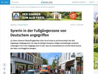 Bild zum Artikel: Syrerin in der Fußgängerzone von Deutschem angegriffen