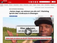 Bild zum Artikel: Nach verhinderter Abschiebung - „Hatten Angst, sie nehmen uns alle mit“: Flüchtling spricht über Großrazzia in Ellwangen