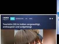 Bild zum Artikel: Touristin (33) in Indien vergewaltigt, enthauptet und aufgehängt