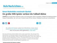 Bild zum Artikel: Ein großer BVB-Spieler verlässt die Fußball-Bühne
