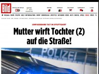 Bild zum Artikel: Kind schwer verletzt - Mutter wirft Tochter (2) auf die Straße