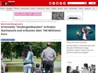 Bild zum Artikel: Bericht über Betrugsmasche - Kriminelle 'Kindergeldbanden' erfinden Nachwuchs und erbeuten über 100 Millionen Euro