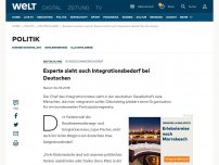 Bild zum Artikel: Experte sieht auch Integrationsbedarf bei Deutschen