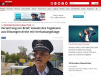 Bild zum Artikel: +++ Abschiebe-Skandal im News-Ticker +++ - Anwalt des Togolesen aus Ellwangen droht Baden-Württemberg mit Verfassungsklage