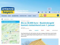 Bild zum Artikel: Bis zu 36.000 Euro - Baukindergeld kommt rückwirkend zum 1. Januar