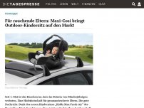 Bild zum Artikel: Für rauchende Eltern: Maxi-Cosi bringt Outdoor-Kindersitz auf den Markt