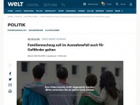 Bild zum Artikel: Familiennachzug soll im Ausnahmefall auch für Gefährder gelten