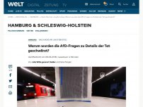 Bild zum Artikel: Sind die Fragen der AfD zu Details unerwünscht?