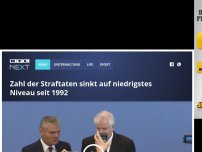 Bild zum Artikel: Zahl der Straftaten sinkt auf niedrigstes Niveau seit 1992