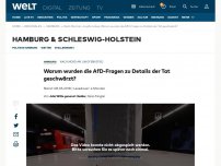 Bild zum Artikel: Warum wurden die AfD-Fragen zu Details der Tat geschwärzt?