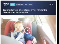 Bild zum Artikel: Braunschweig: Eltern lassen vier Kinder im überhitzten Auto zurück