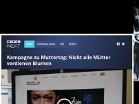 Bild zum Artikel: Kampagne zu Muttertag: Nicht alle Mütter verdienen Blumen