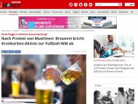 Bild zum Artikel: Saudi-Flagge in falschem Zusammenhang? - Nach Protest von Muslimen: Brauerei bricht Kronkorken-Aktion zur Fußball-WM ab