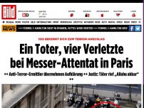 Bild zum Artikel: Polizei tötet Angreifer - Mann sticht wahllos auf Passanten ein