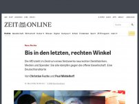 Bild zum Artikel: Neue Rechte: Bis in den letzten, rechten Winkel