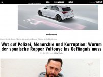 Bild zum Artikel: Wut auf Polizei, Monarchie und Korruption: Warum der spanische Rapper Valtonyc ins Gefängnis muss