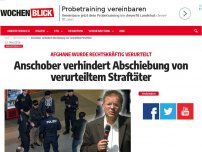 Bild zum Artikel: Anschober verhindert Abschiebung von verurteiltem Straftäter