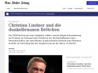 Bild zum Artikel: Christian Lindner und die dunkelbraunen Brötchen