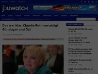 Bild zum Artikel: Das war klar: Claudia Roth verteidigt Gündogan und Özil